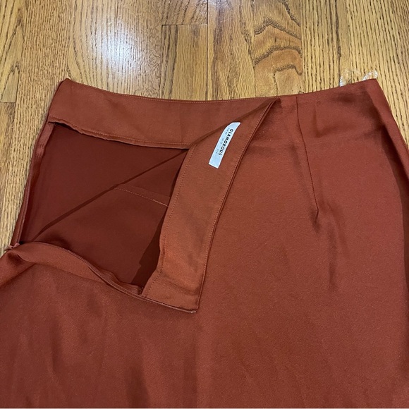 Glamorous Burnt Orange Maxi Slip Skirt - Picture 7 of 11